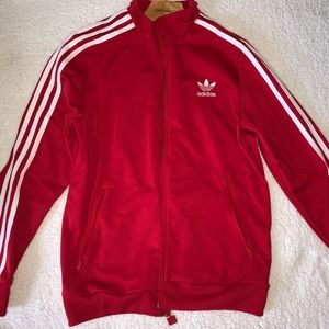 RED ADIDAS JACEKT